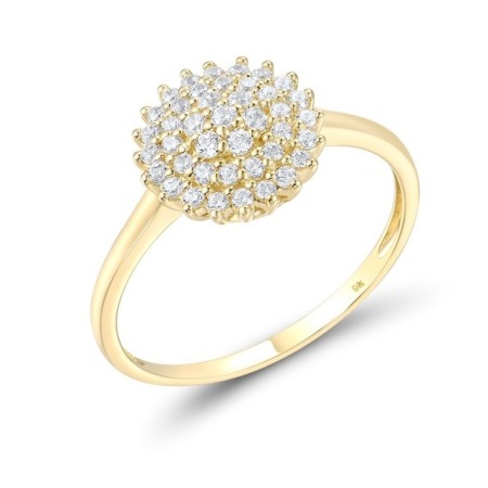 9KY Ring White Cubic Zirconia (R312057WCZ9KY) - US 6