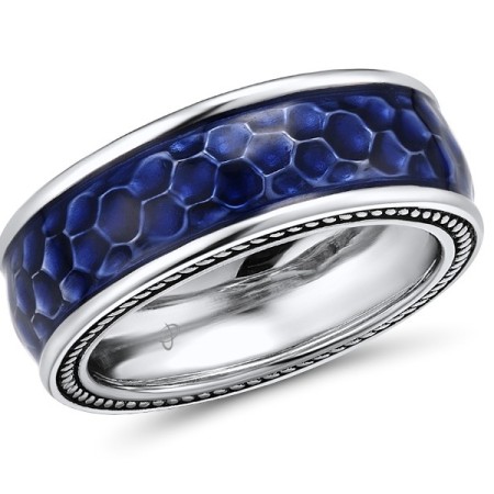 Sterling Silver Ring Enamel (R312259ENASL925)
