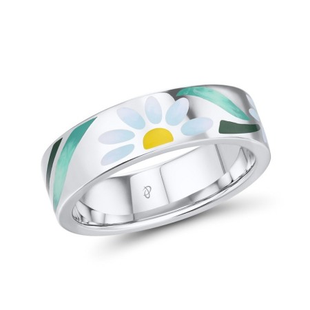 Sterling Silver Ring Enamel (R312323ENASL925)