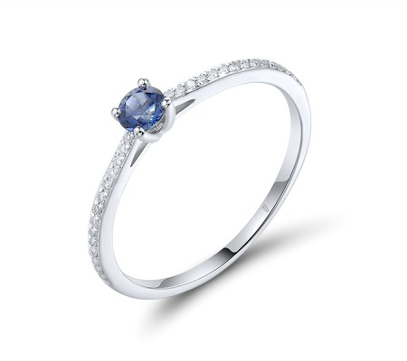 14KW  Blue Sapphire Ring (R312468ASAP14KW)