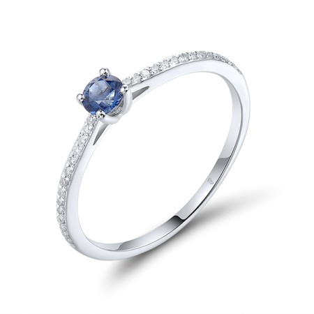 14KW  Blue Sapphire Ring (R312468ASAP14KW)
