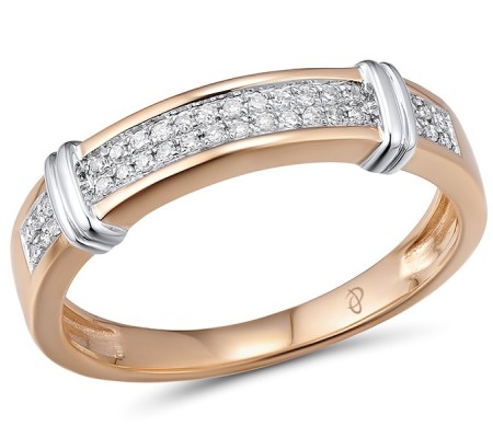 14KRW Ring Diamond (R312617DIA14KRW) - US 6