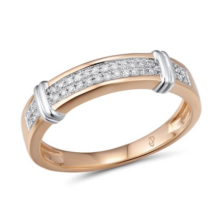 14KRW Ring Diamond (R312617DIA14KRW) - US 6