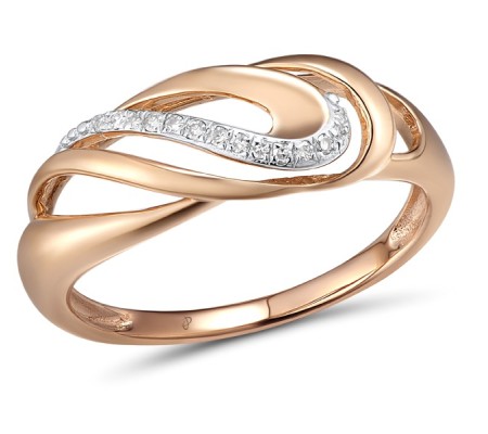 14KRW Ring Diamond (R312657DIA14KRW) - US 6