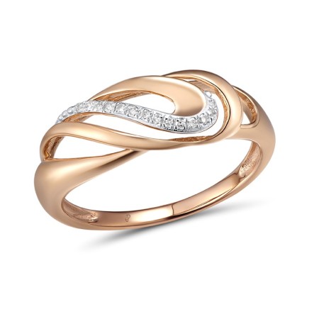 14KRW Ring Diamond (R312657DIA14KRW) - US 6