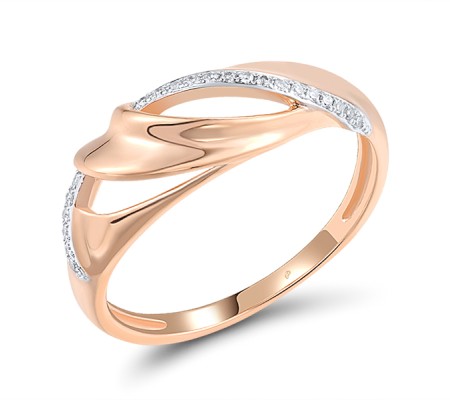 14KRW Ring Diamond (R312720DIA14KRW) - US 6