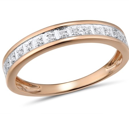 14KRW Ring Diamond (R312789DIA14KRW) - US 6