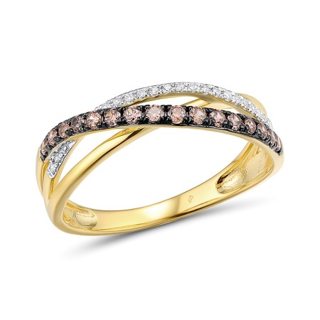 14KYWB Ring Brown Diamond,Diamond (R312813BRW14KYWB)