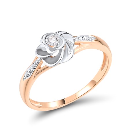 14KRW Ring Diamond (R312878DIA14KRW) - US 6