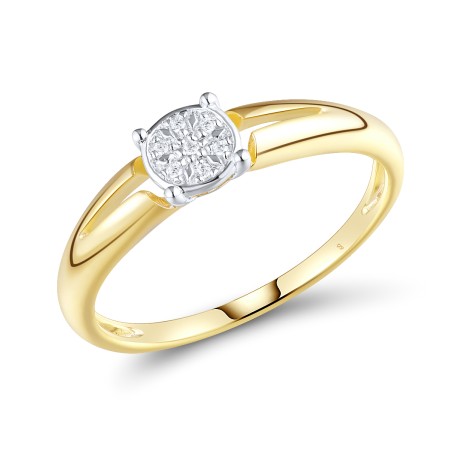 14KYW Ring Diamond (R312879DIA14KYW) - US 6