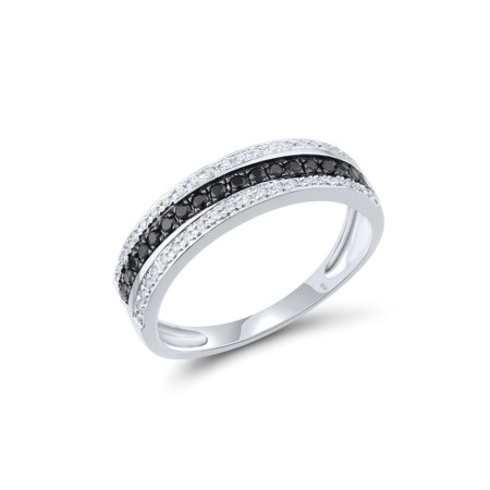 14KWB Ring Black Diamond,Diamond (R313014WBD14KWB)