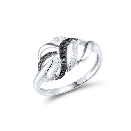 14KWB Ring Black Diamond,Diamond (R313016WBD14KWB)