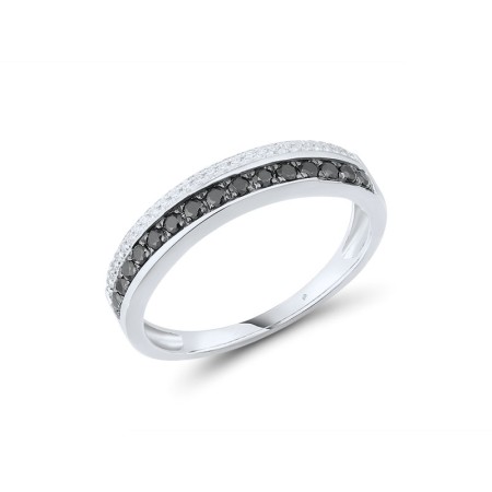 14KWB  Black Diamond,Diamond Ring  (R313017WBD14KWB)