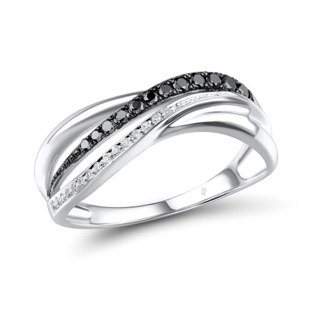 14KWB Ring Black Diamond,Diamond (R313020WBD14KWB)