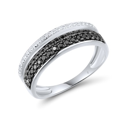 14KWB Ring Black Diamond,Diamond (R313026WBD14KWB)