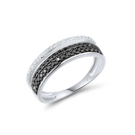 14KWB Ring Black Diamond,Diamond (R313026WBD14KWB)