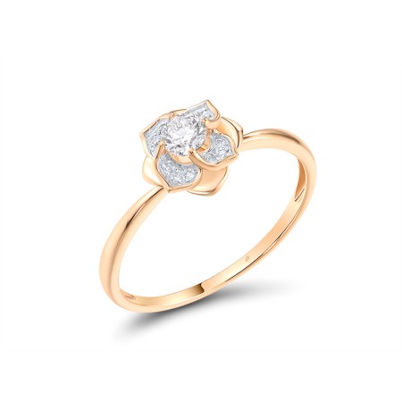 14KRW Ring Diamond (R313070DIA14KRW) - US 6