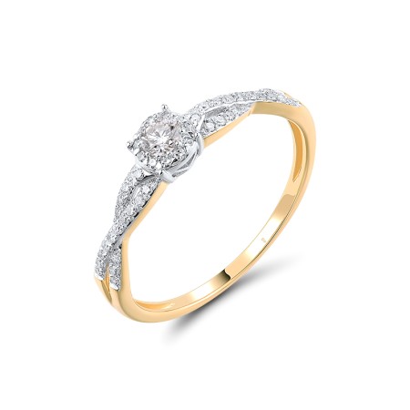 14KYW Ring Diamond (R313859DIA14KYW)