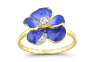 10KYW Ring Diamond,Enamel (R314005ENA10KYW) - US 6