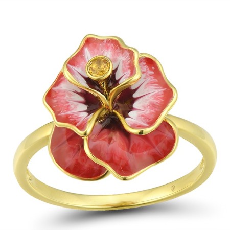 10KY Ring Enamel,Yellow Sapphire (R314008ENA10KY) - US 6