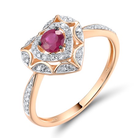 14KRWB Ring Ruby,Diamond (R314018RUY14KRWB)