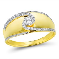 14KYW Ring Diamond (R314248DIA14KYW) - US 6