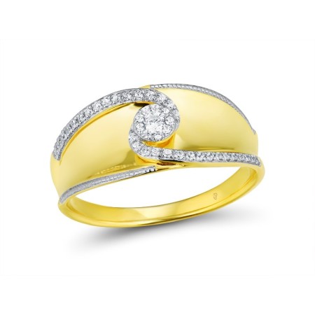 14KYW Ring Diamond (R314248DIA14KYW) - US 6