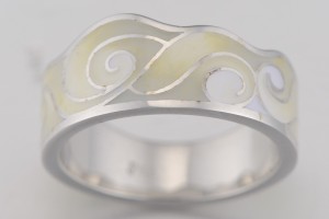 Sterling Silver Ring Enamel (R314350ENASL925)