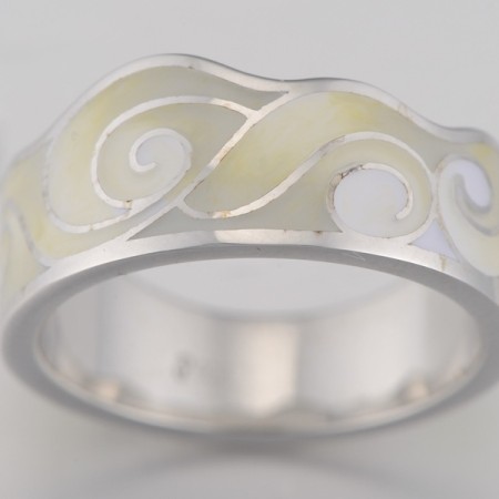 Sterling Silver Ring Enamel (R314350ENASL925)