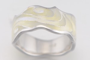 Sterling Silver Ring Enamel (R314351ENASL925)