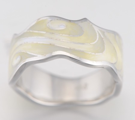 Sterling Silver Ring Enamel (R314351ENASL925)