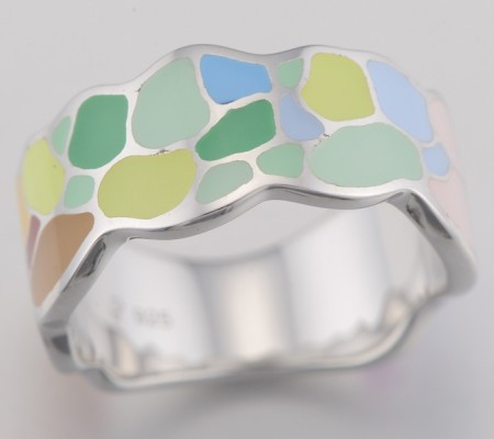 Sterling Silver Ring Enamel (R314353ENASL925)