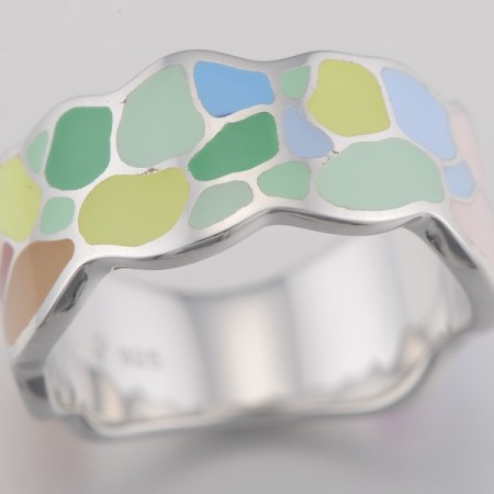 Sterling Silver Ring Enamel (R314353ENASL925)