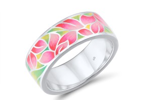 Sterling Silver Ring Enamel (R314370ENASL925)