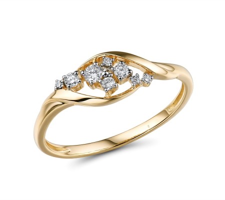 14KYW Ring Diamond (R314555DIA14KYW)