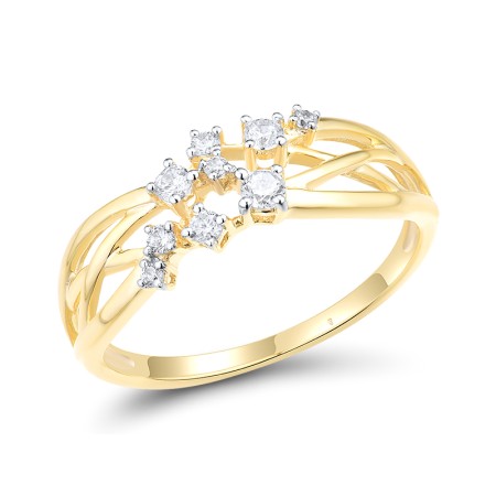 14KYW Ring Diamond (R314562DIA14KYW) - US 7