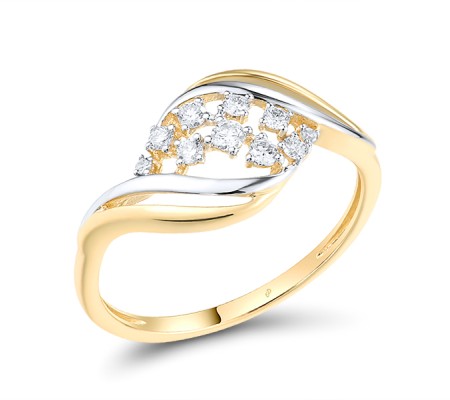 14KYW Ring Diamond (R314571DIA14KYW) - US 6