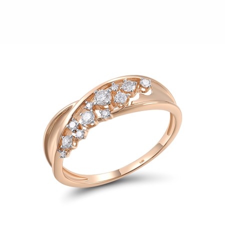 14KRW Ring Diamond (R314572DIA14KRW) - US 7.25