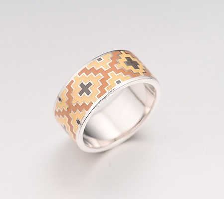 Sterling Silver Ring Enamel (R314582ENASL925)