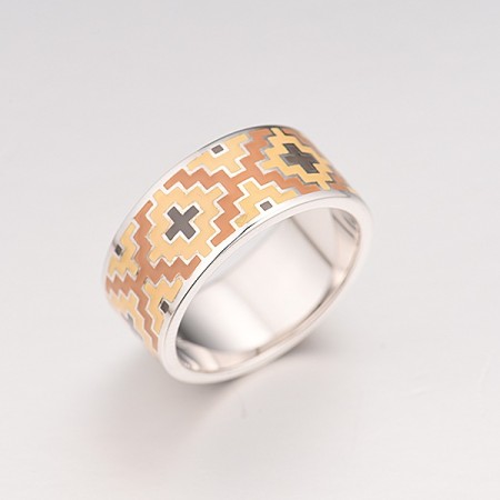Sterling Silver Ring Enamel (R314582ENASL925)