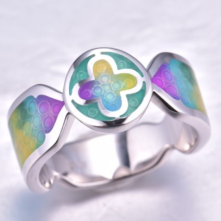 Sterling Silver Ring Enamel (R314585ENASL925)