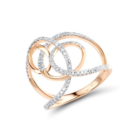 14KRW Ring Diamond (R314643DIA14KRW) - US 7