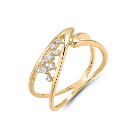 14KYW Ring Diamond (R314800DIA14KYW)