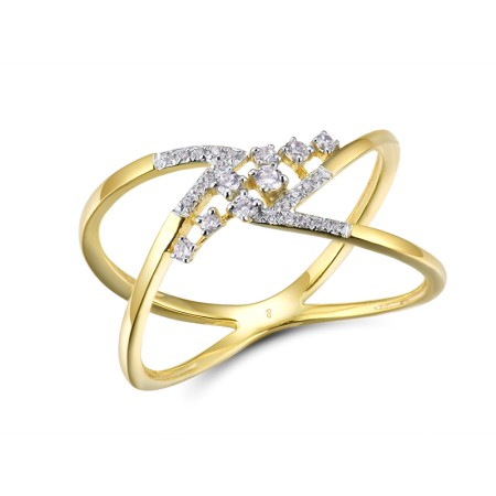 14KYW Ring Diamond (R314814DIA14KYW)