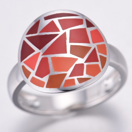 Sterling Silver Ring Enamel (R314831ENA1SL925)