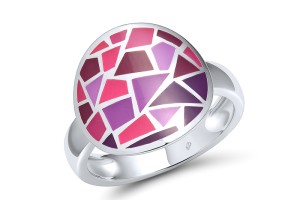 Sterling Silver Ring Enamel (R314831ENA2SL925)