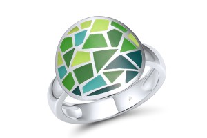 Sterling Silver Ring Enamel (R314831ENASL925)