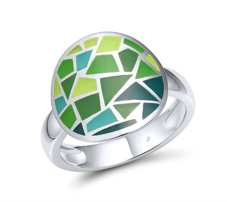 Sterling Silver Ring Enamel (R314831ENASL925)