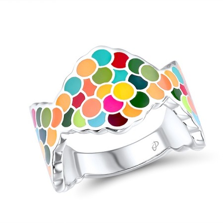 Sterling Silver Ring Enamel (R314832AENA2SL925)