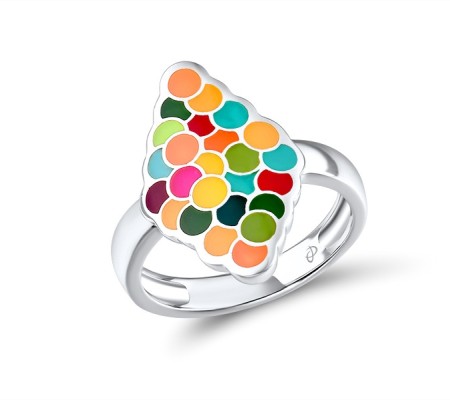 Sterling Silver Ring Enamel (R314832BENA2SL925)
